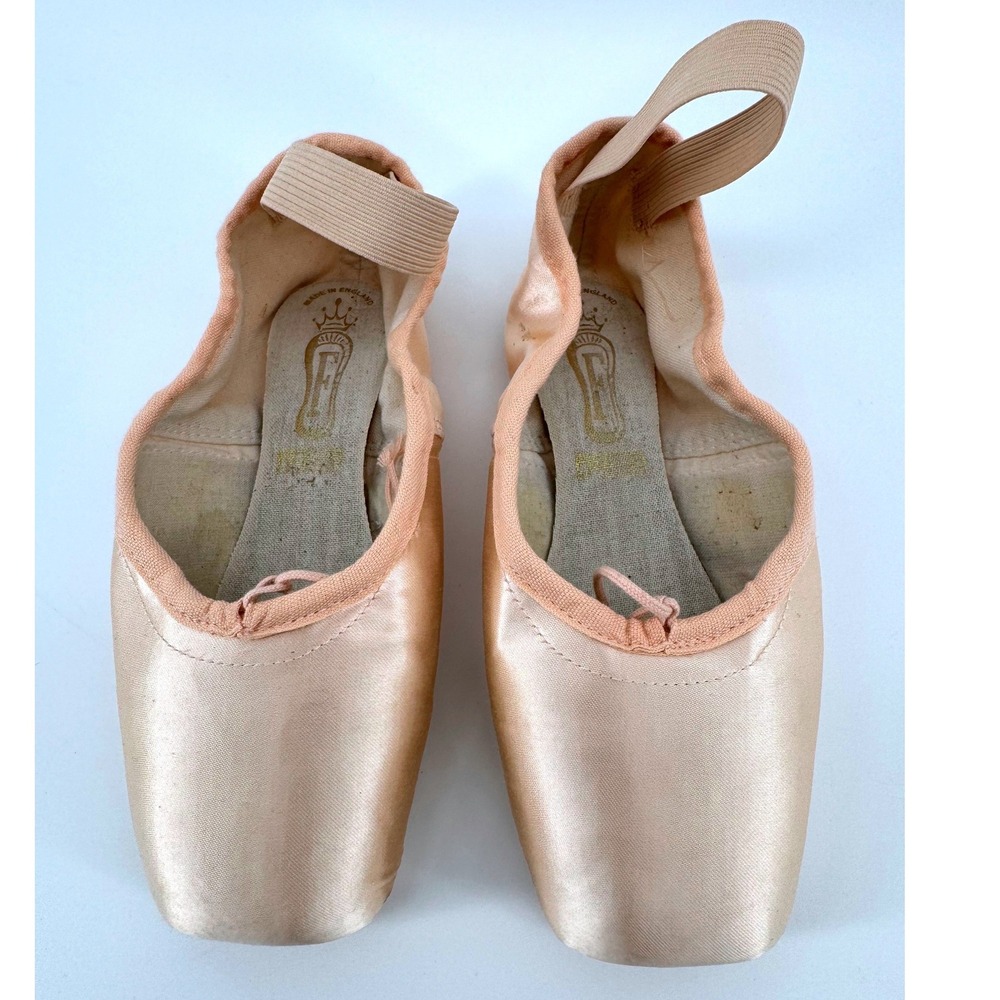 Freed London Pointe Shoes Size 5 X DV Satin Made in England Ballet Spade Maker
